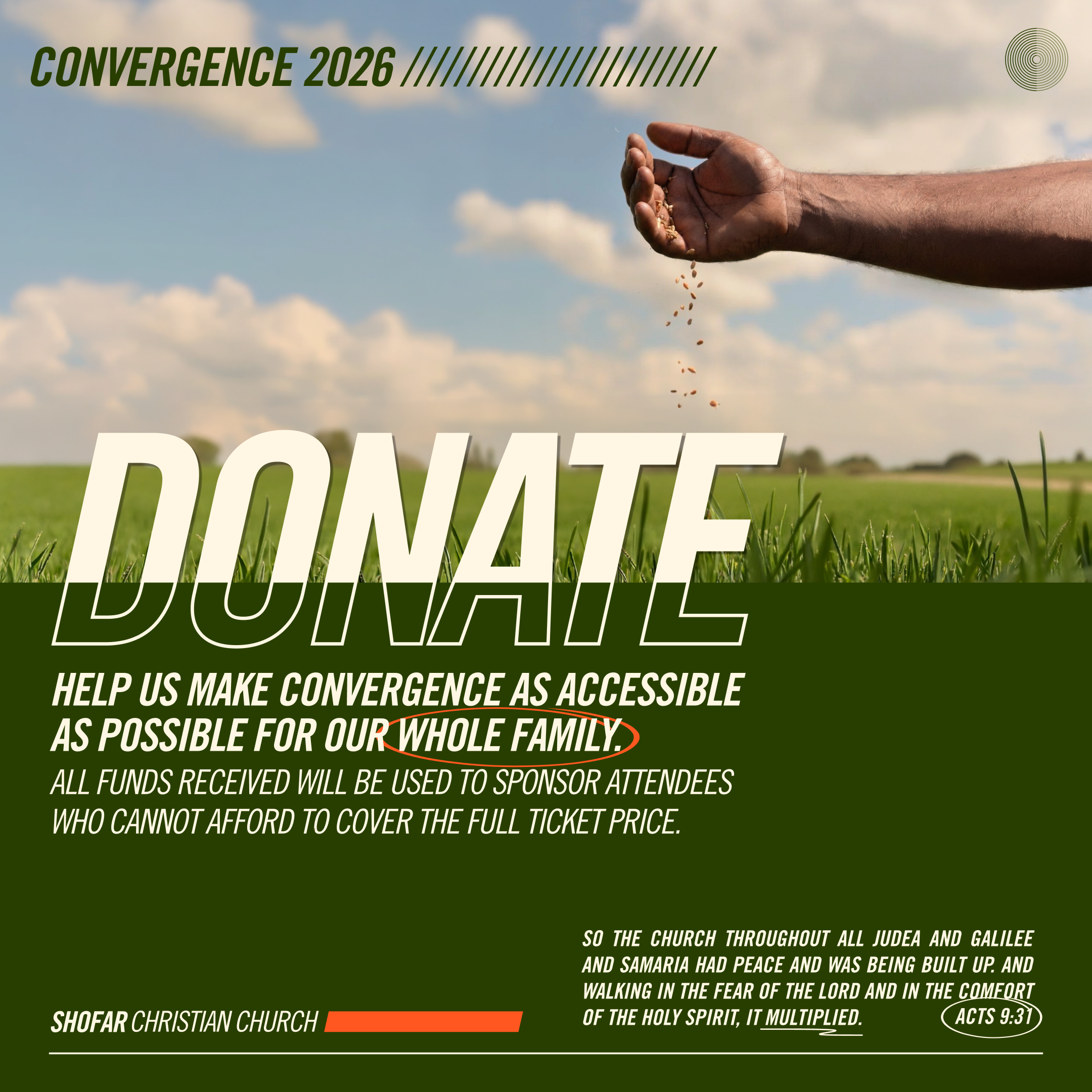 Convergence 2026 | Donations
